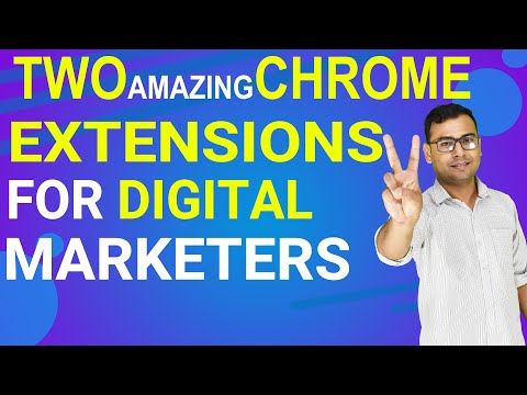 NEW Some important chrome extensions for Digital Marketers Explained in English