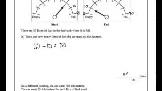 preview picture of video 'PGSMaths: EdExcel June 2013 1F Q12 - Scales'