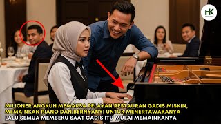 Download lagu Millionaire Forces Poor Girl to Play Piano for Laughs, Then Freezes at Her Genius mp3