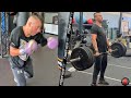 DAVID LEMEIUX GETTING SWOLE IN THE GYM! PUSHING IT TO THE LIMIT IN TRAINING ON HEAVY BAG!