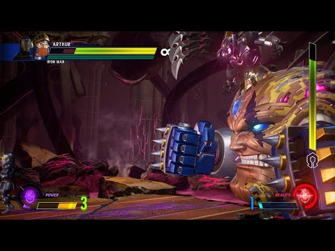 MARVEL VS. CAPCOM: INFINITE: Arthur and Iron Man VS. Ultron Omega