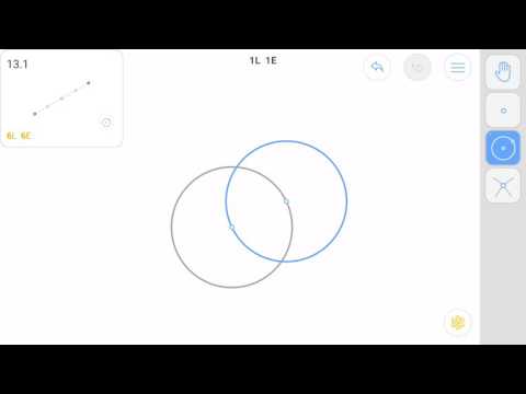 Euclidea 13.1 (Nu 1) Solution walkthrough