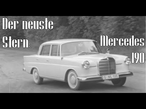 Car test 1961 : Mercedes 190 (W110 Small Tailfin) IAA New Release