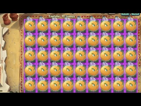 45 Citron & All OLD Plants Max Level Power UP Vs 99 Centurion Zombie - PvZ 2 Gameplay