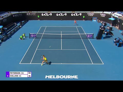 Теннис R. Peterson vs. D. Collins | 2021 Phillip Island Trophy Round 4 | WTA Match Highlights