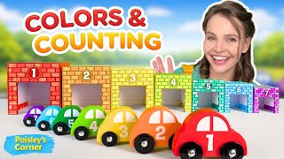 Learn to Talk - First Words, Colors & Counting for Toddlers 🚗 | Toddler Time with Silly Miss Lily
