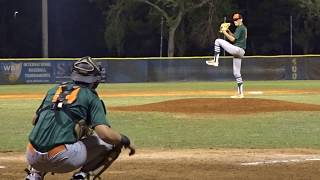 Carlos Lequerica Terra's HS senior pitcher 2017-18, Fall tournament