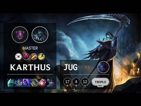 Karthus Jungle vs Rek'Sai - KR Master Patch 10.23