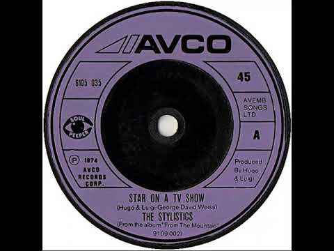 UK New Entry 1975 (13) The Stylistics - Star On A TV Show