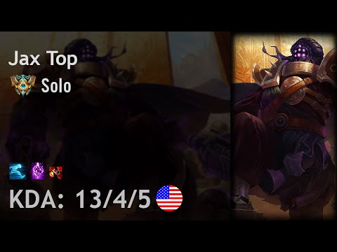 Jax Top vs Jayce - Solo - NA Challenger Patch 6.17