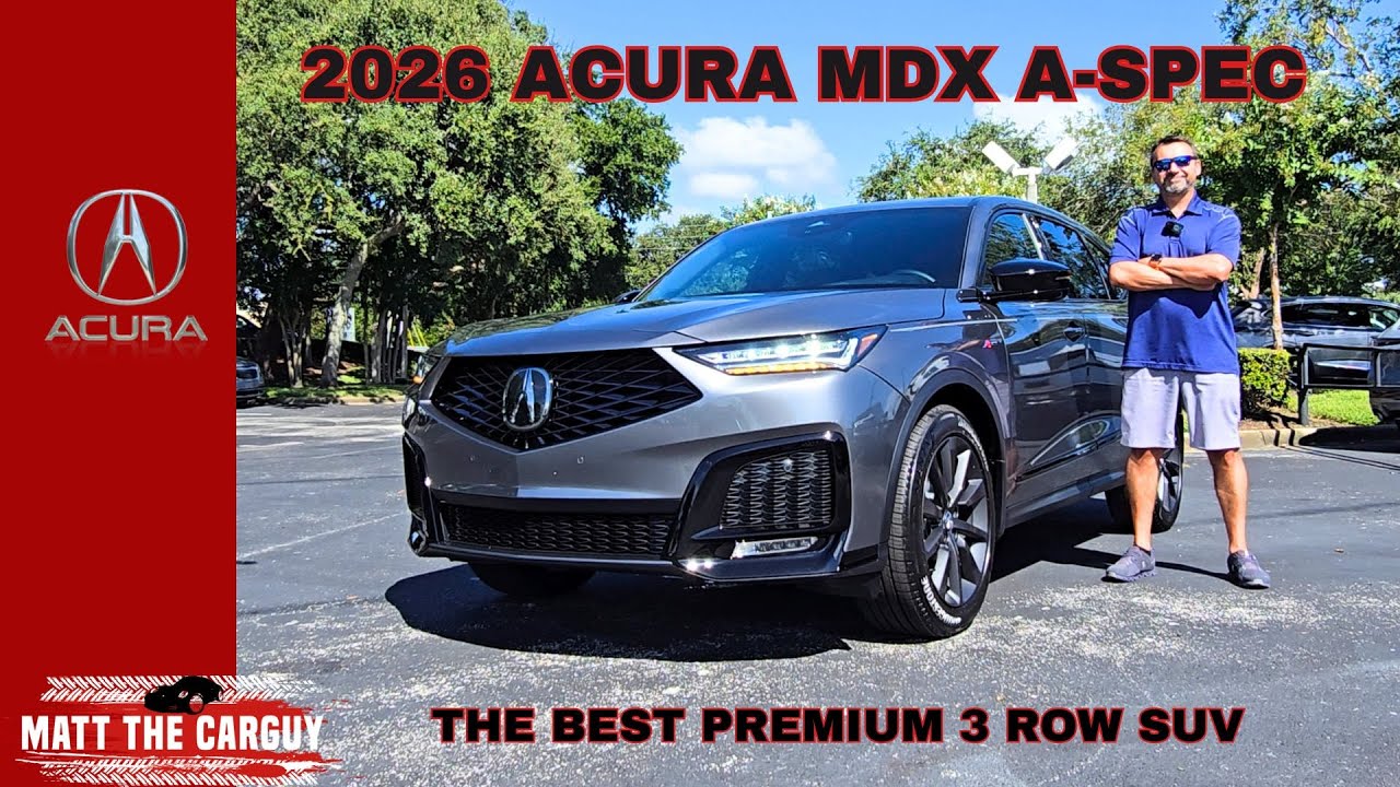 Is the 2026 Acura MDX SH-AWD A-Spec the best premium 3 ...