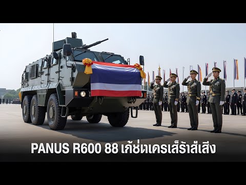 Panus R600 8x8 รถหุ้มเกราะที่พร้อมชนกับมาตรฐานโลก