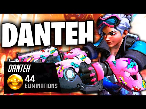 Pro Tracer Main in Competitive - 44 elims! Danteh Season 32 Overwatch