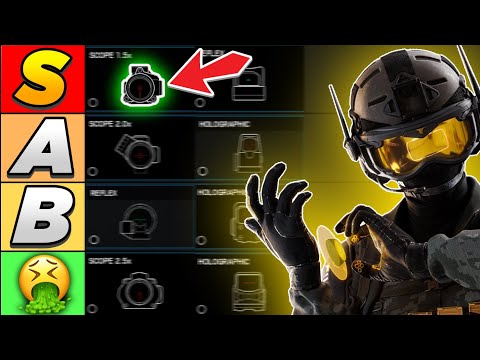The OFFICIAL Scope Tierlist for Operation Solar Raid | Rainbow Six Siege
