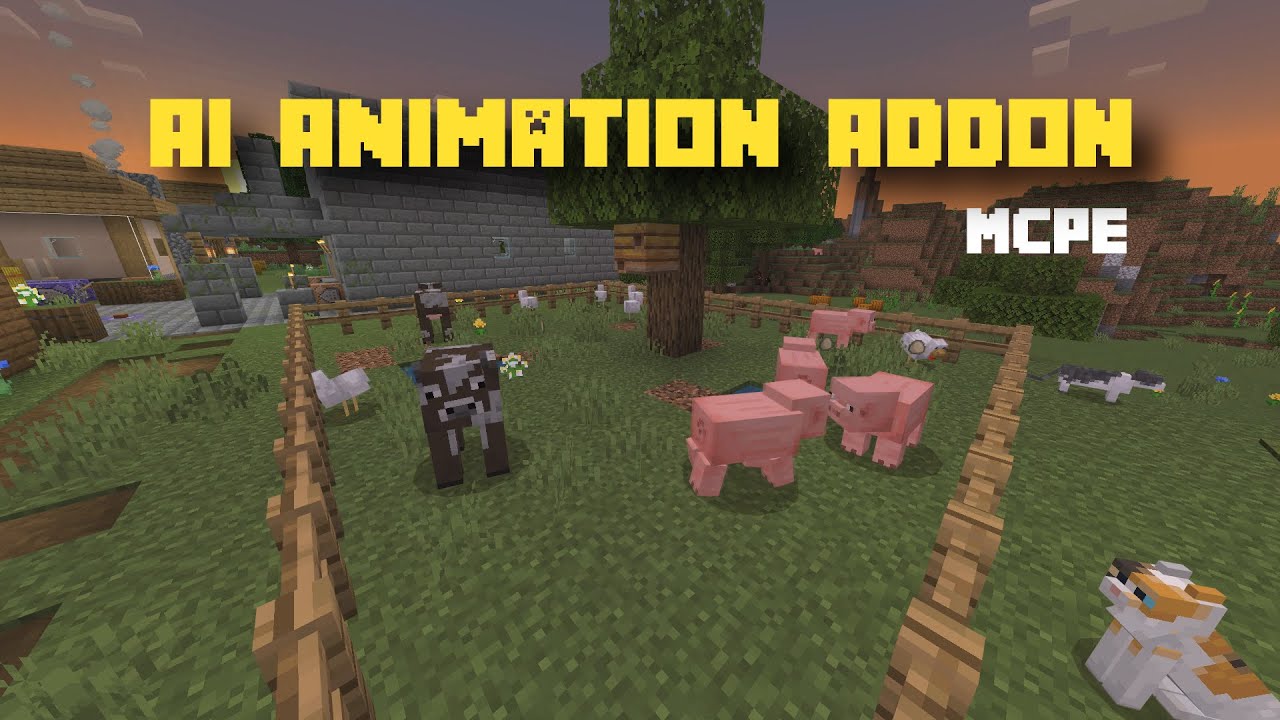 How To Get Java Animations in Minecraft Pe, Minecraft Java Addon