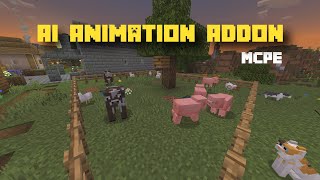 AI and Animations Addon for Minecraft Bedrock v104