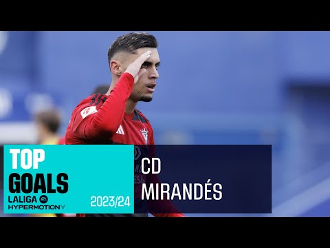 The 10 TOP GOALS of CD MIRANDÉS in LALIGA HYPERMOTION 2023/24!