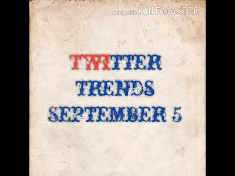 Top Trends Today | Twitter Trends | September 5