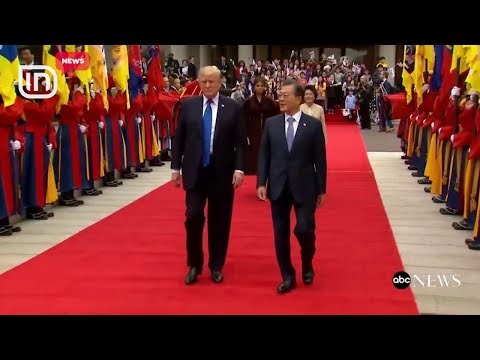 Trump viziton Korenë e Jugut. Ul tonet ndaj Penianit. 150 mijë policë, në gatishmëri