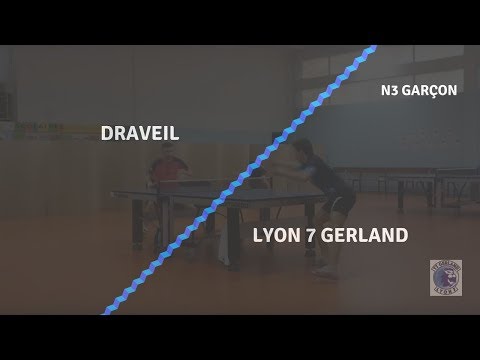 TT Lyon 7 Gerland 1 - Draveil TT 1  - Nationale 3