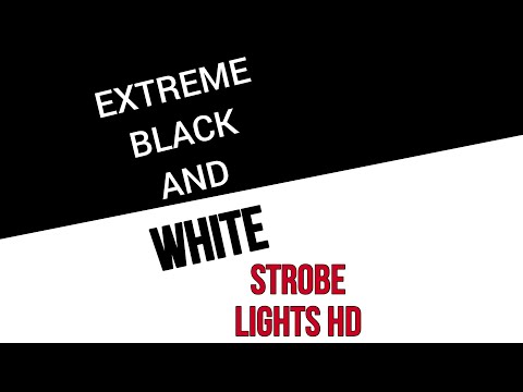 [1 Hour] Extreme Fast Black & White Strobe Lights [SEIZURE WARNING]