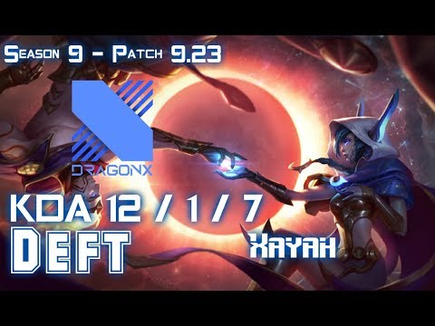 DRX Deft XAYAH vs EZREAL ADC - Patch 9.23 KR Ranked