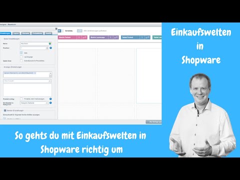 Einkaufswelten in Shopware - Anleitung
