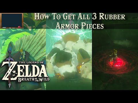 How to get all 3 Rubber Armor Pieces | The Legend of Zelda, BOTW Tutorial