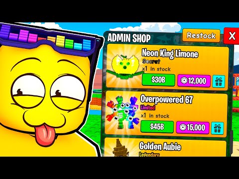 I GOT ADMIN PLANT Shop In Plants vs Brainrots