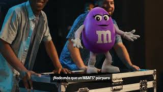 M&Ms Conoce a Purple anuncio
