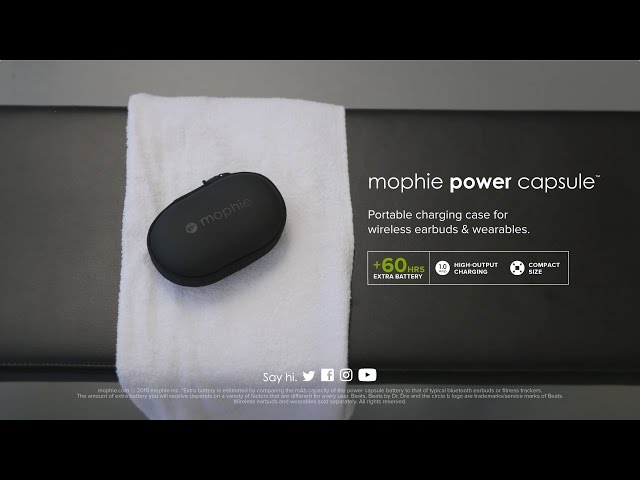 Vidéo teaser pour mophie power capsule