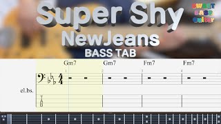 ★☆☆☆☆[뉴진스 NewJeans] Super Shy 베이스 커버 Bass Cover (+BASS TAB)