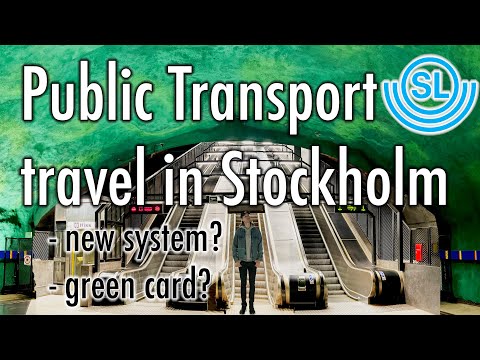 Travel in Stockholm with SL - How to use the public transportation (NEW green cards and system)