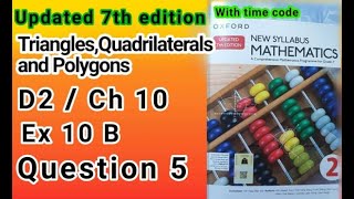 D2 math|Ch 10|Ex 10_B|Complete|New Updated 7th Edition|New Oxford Mathematics 2|Sir Sajid Mehmood