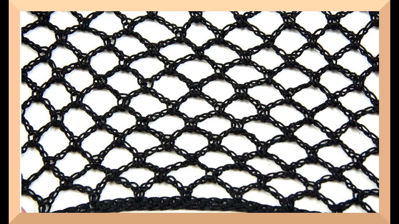 LOCHMUSTER HÄKELN I NETZMUSTER - einfach - Anleitung