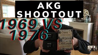 Video thumbnail for AKG 451E SHOOTOUT 1969 vs.1976 by PRODUCE MUSIC AT HOME