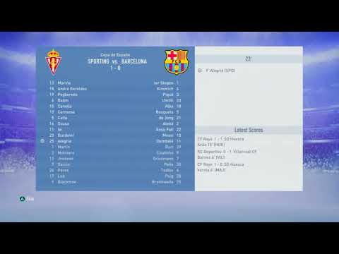 FIFA 19 SPAINSH CUP DEFEAT FC BARCELONA CAREER MODE EP 13