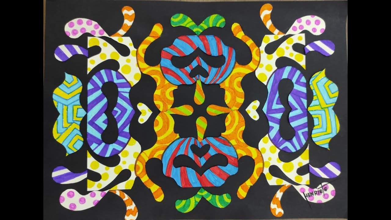 SIMETRIA COM RECORTE - Arte e Matemática na sala de aula