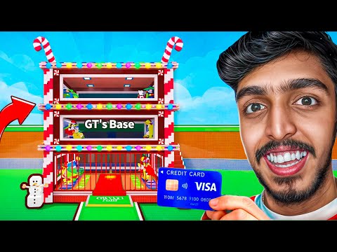 GT Spend Robux to UNLOCK the GINGERBREAD BASE in Roblox! 🤑