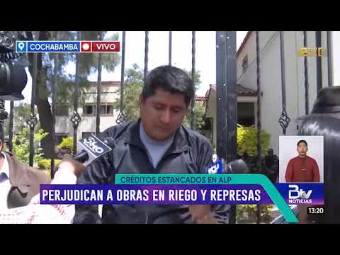 Regantes en Cochabamba exigen la aprobación de créditos en la ALP