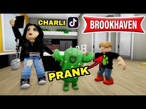 CACTUS PIÈGE SON FRÈRE AVEC LA STAR DE TIKTOK ! BROOKHAVEN RP - ROBLOX