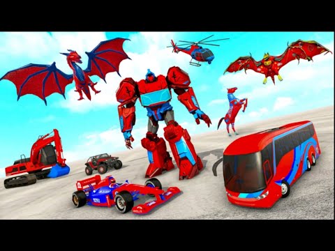 Multi Robot Car Transform Bat * Android Gameplay
