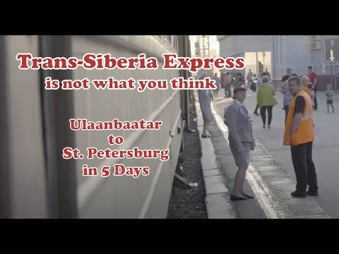 Two Weeks of Trans-Siberian Express in 3 minutes #transsiberianrailway