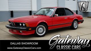 Video Thumbnail for 1986 BMW 635CSi Coupe