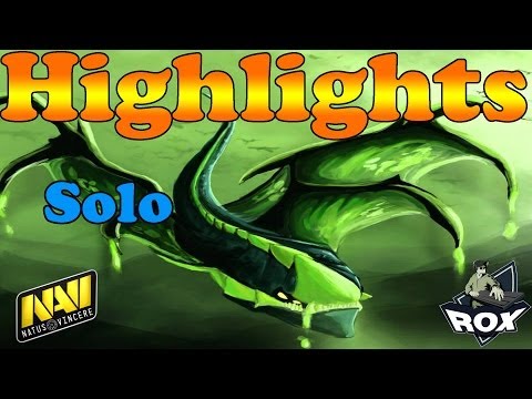 Dota 2 - Highlights ROX.KIS VS Na`Vi - StarLadder 9 LAN 2 day!