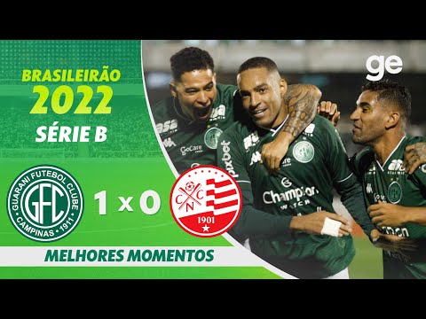 Gols e lances de Guarani x Náutico