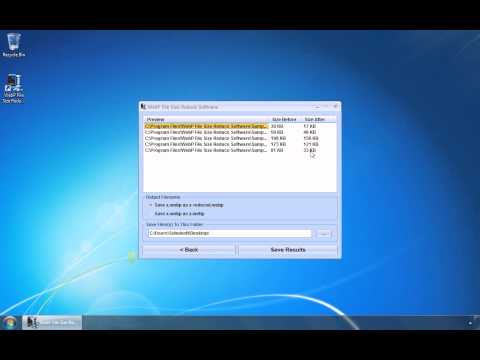 WebP File Size Reduce Software