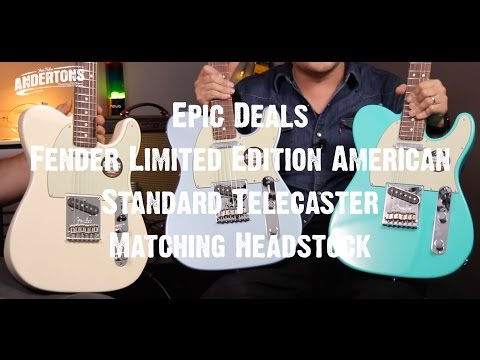 Epic Deal - Fender Limited Edition American Standard Telecaster Matching Headstock