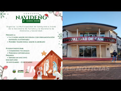 SE VIENE LA SEGUNDA EDICIÓN DEL CONCURSO NAVIDEÑO EN CAMBYRETÁ