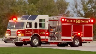 Jackson Fire Department Engine 1260 Responding X2